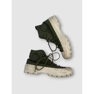Converse Chuck Taylor All Star Lugged Gore-Tex Olive Green Leather High Tops 8.5